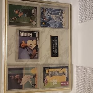 Alex Rodriguez Seattle Mariners Plaque with 5 baseball cards